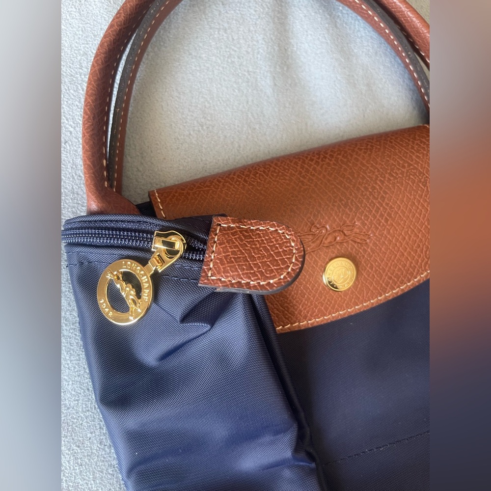 Longchamp's Le Pliage Original S Handbag‎ - navy blue - Picture 3 of 10